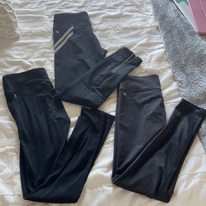 Fabletics leggings three pairs